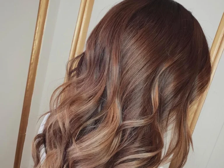 Caramel balayage waves, hair colour by Abi Clark, Horsham, West Sussex